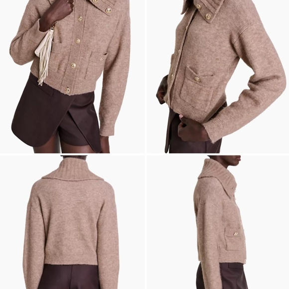 MAJE NWT - Wool Blend Cardigan - Picture 7 of 8